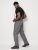 Полукомбинезон брюки горнолыжные мужские серого цвета 66357Sr фото в интернет-магазине FrontFlip.Ru