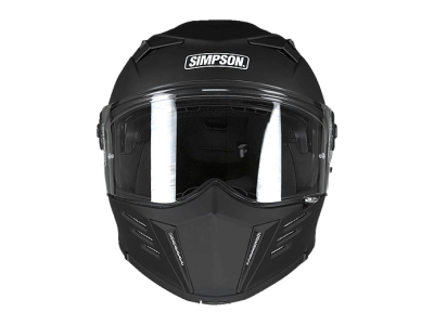 SIMPSON Шлем DARKSOME MATT BLACK фото в интернет-магазине FrontFlip.Ru
