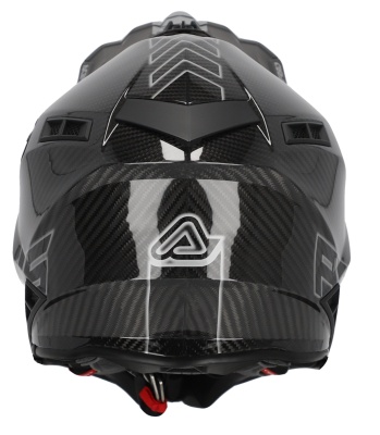 Шлем Acerbis STEEL CARBON 22-06 Black/Grey фото в интернет-магазине FrontFlip.Ru