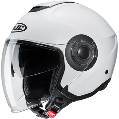 HJC Шлем i 40 SEMI FLAT WHITE фото в интернет-магазине FrontFlip.Ru