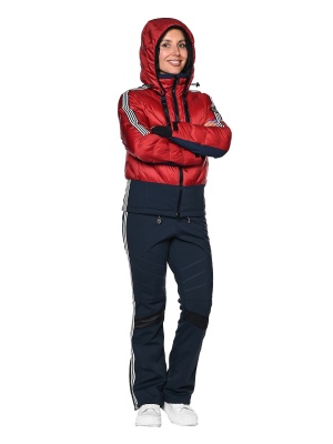 SNOW HEADQUARTER Снегоходный костюм женский B096 Сине-красный фото в интернет-магазине FrontFlip.Ru