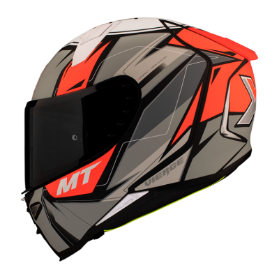 Шлем MT REVENGE 2 XAVI VIERGE A5 Matt Pearl Fluor Red фото в интернет-магазине FrontFlip.Ru