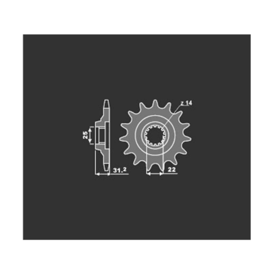 PBR Звезда передняя    346-15 (296,15) фото в интернет-магазине FrontFlip.Ru