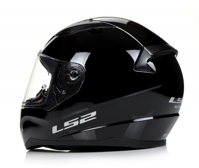 LS2 Мотошлем FF353 RAPID SOLID черный фото в интернет-магазине FrontFlip.Ru