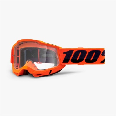 Очки 100% Accuri 2 Goggle Orange / Clear Lens фото в интернет-магазине FrontFlip.Ru