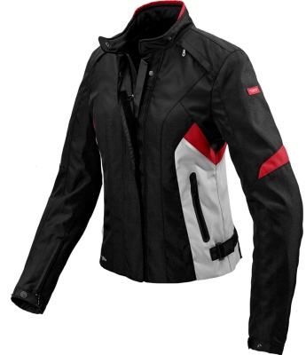 SPIDI Куртка FLASH LADY H2OUT Black/Grey/Red фото в интернет-магазине FrontFlip.Ru