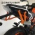 Сабкейдж KTM Duke 125, Duke 200, Duke 250, Duke 390 от `17-`20 CRAZY IRON Оранжевый фото в интернет-магазине FrontFlip.Ru