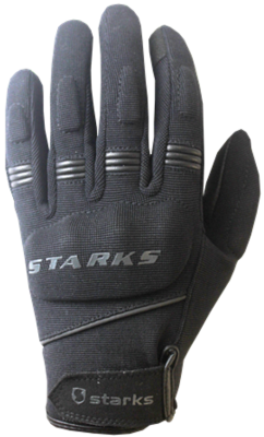 STARKS Мотоперчатки ALCOR (текстиль), муж., черный фото в интернет-магазине FrontFlip.Ru