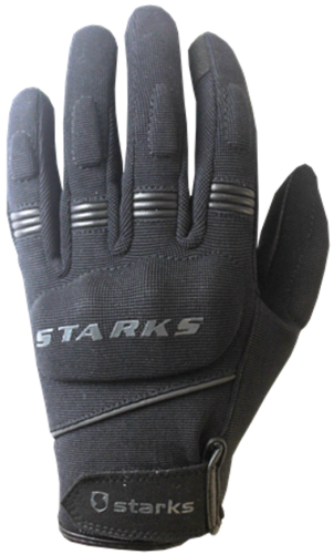 STARKS Мотоперчатки ALCOR (текстиль), муж., черный фото в интернет-магазине FrontFlip.Ru