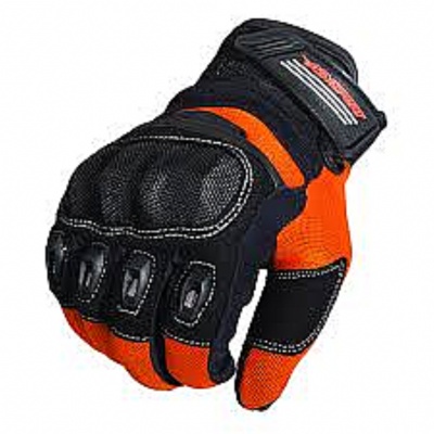 AGVSPORT Перчатки TWIST Оранжевый/Чёрный фото в интернет-магазине FrontFlip.Ru