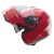 [CABERG] Мотошлем DUKE II LEGEND, цвет Красный/Белый фото в интернет-магазине FrontFlip.Ru