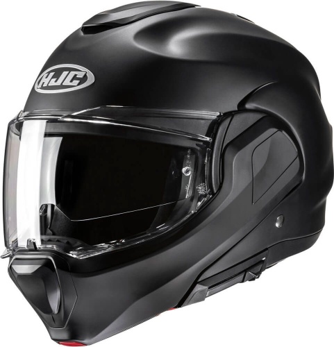 HJC Мотошлем F100 SEMI FLAT BLACK фото в интернет-магазине FrontFlip.Ru