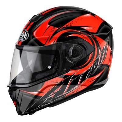 AIROH шлем интеграл STORM ANGER ORANGE GLOSS фото в интернет-магазине FrontFlip.Ru