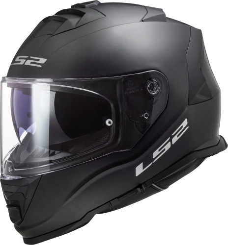 LS2 Мотошлем FF800 STORM SOLID черный матовый фото в интернет-магазине FrontFlip.Ru