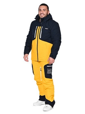 SNOW HEADQUARTER Снегоходный костюм мужской KA-0115 Желтый фото в интернет-магазине FrontFlip.Ru