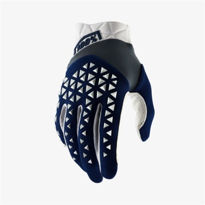Мотоперчатки 100% Airmatic Glove Blue/Black фото в интернет-магазине FrontFlip.Ru