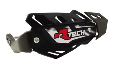 RTech Защита рук FLX ATV с крепежом черная (moto parts) фото в интернет-магазине FrontFlip.Ru