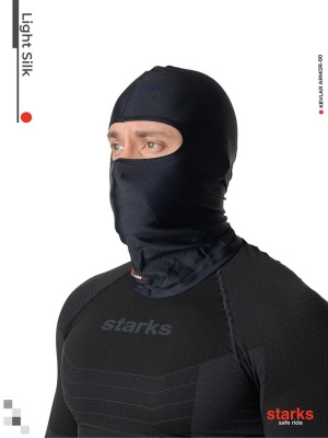 STARKS Подшлемник Light Silk (черный) фото в интернет-магазине FrontFlip.Ru
