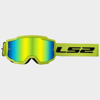 LS2 Очки кроссовые CHARGER Goggle с хамелеон линзой желтый фото в интернет-магазине FrontFlip.Ru