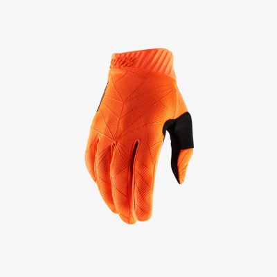 Мотоперчатки 100% Ridefit Glove Fluo Orange/Black фото в интернет-магазине FrontFlip.Ru