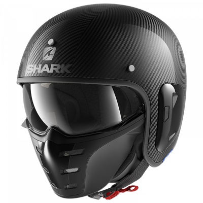 Шлем SHARK S-DRAK 2 CARBON SKIN Glossy Carbon фото в интернет-магазине FrontFlip.Ru