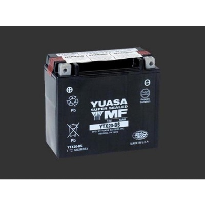 YUASA   Аккумулятор  YTX20-BS с электролитом фото в интернет-магазине FrontFlip.Ru