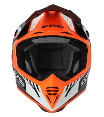 Шлем Acerbis X-TRACK MIPS 22-06 Black/Orange Fluo фото в интернет-магазине FrontFlip.Ru