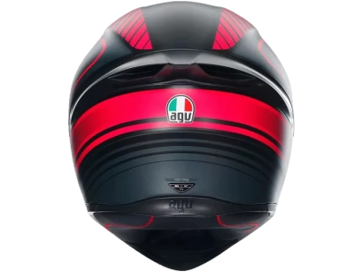 AGV Шлем K-1 E2206 WARMUP BLACK/PINK фото в интернет-магазине FrontFlip.Ru