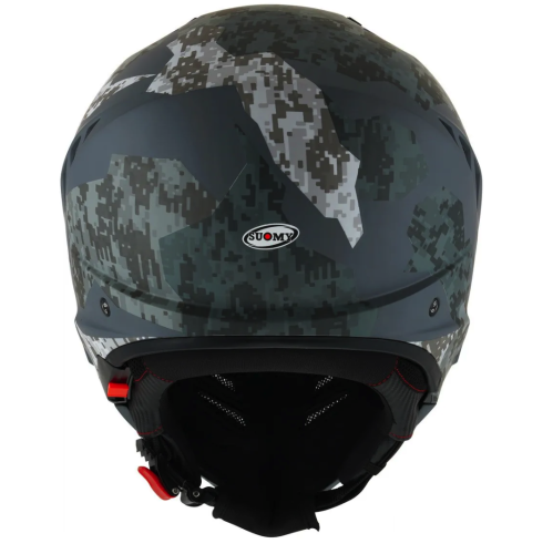 [SUOMY] Мотошлем ARMOR URBAN SQUAD CAMOUFLAGE, цвет Серый Матовый фото в интернет-магазине FrontFlip.Ru