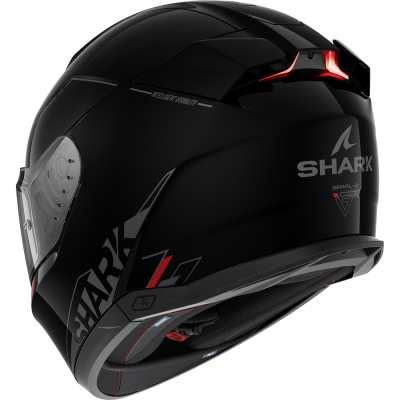Шлем Shark SKWAL i3 BLANK SP Black/Anthracite/Red фото в интернет-магазине FrontFlip.Ru