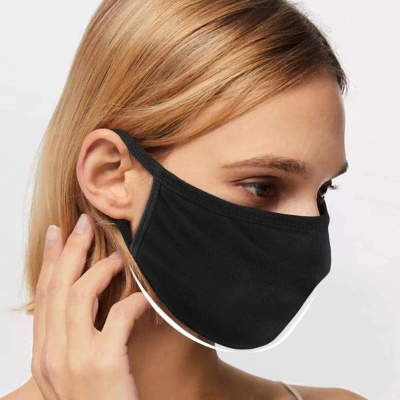 Многоразовая маска для лица FrontFlip Black Pro фото в интернет-магазине FrontFlip.Ru