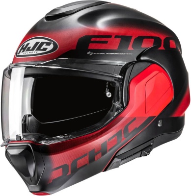 HJC Мотошлем F100 HETAL MC1SF фото в интернет-магазине FrontFlip.Ru