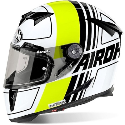 AIROH шлем интеграл GP500 SCRAPE YELLOW GLOSS фото в интернет-магазине FrontFlip.Ru