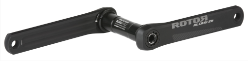 Шатуны Rotor Aldhu 3D+ Crank Arms Black 175mm (C02-102-21010-0) фото в интернет-магазине FrontFlip.Ru
