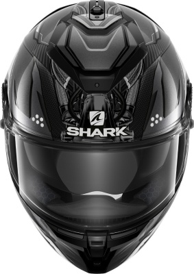 Шлем SHARK SPARTAN GT CARBON URIKAN Black/White фото в интернет-магазине FrontFlip.Ru