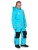 SNOW HEADQUARTER Горнолыжный комбинезон для девочки T-9081 Голубой фото в интернет-магазине FrontFlip.Ru