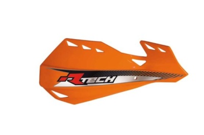 RTech Защита рук Dual Evo оранжевая с крепежом (moto parts) фото в интернет-магазине FrontFlip.Ru
