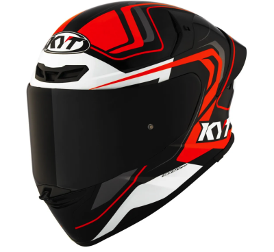 [KYT] Мотошлем TT-REVO OVERTECH, цвет Черный/Оранжевый фото в интернет-магазине FrontFlip.Ru