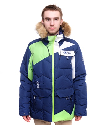 W15/16 MVT064 Куртка 15/15 Picture Organic THINK Dark Blue GREEN фото в интернет-магазине FrontFlip.Ru