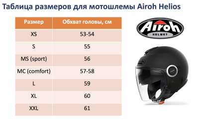 Airoh шлем открытый HELIOS MAD MATT фото в интернет-магазине FrontFlip.Ru