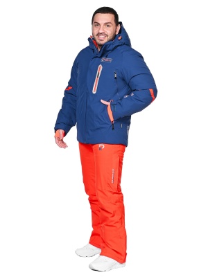 SNOW HEADQUARTER Горнолыжный костюм мужской A-8980 Темно-синий фото в интернет-магазине FrontFlip.Ru