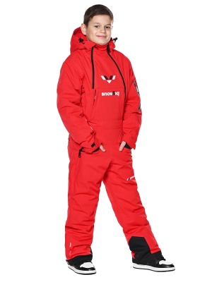 SNOW HEADQUARTER Снегоходный комбинезон для мальчика T-9063 Красный фото в интернет-магазине FrontFlip.Ru