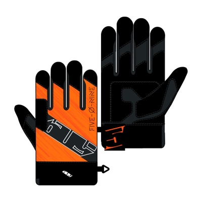 Перчатки 509 Factor без утеплителя Orange фото в интернет-магазине FrontFlip.Ru