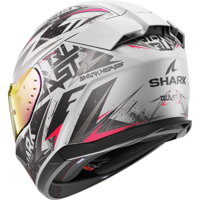 Шлем Shark D-SKWAL 3 BLAST-R MAT Silver/Violet/Black фото в интернет-магазине FrontFlip.Ru