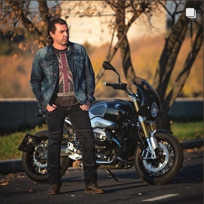 Мотоджинсы STARKS PYTHON STRONG STRETCH REGULAR FIT Темный Синий Однотонный фото в интернет-магазине FrontFlip.Ru