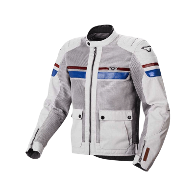 MACNA Куртка FLUENT ткань св.сер/кран и син полоск. фото в интернет-магазине FrontFlip.Ru