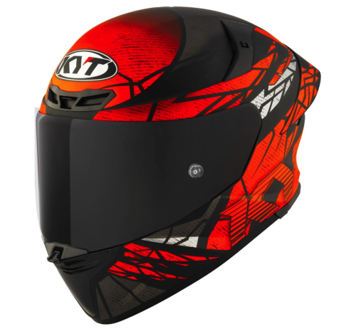 [KYT] Мотошлем TT-REVO COMBUSTION ORANGE, цвет Оранжевый фото в интернет-магазине FrontFlip.Ru