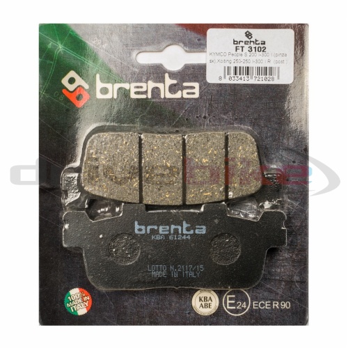 [BRENTA] Тормозные колодки FT 3102 Organic фото в интернет-магазине FrontFlip.Ru