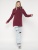 Ветровка женская MTFORCE бордового цвета 20371Bo фото в интернет-магазине FrontFlip.Ru