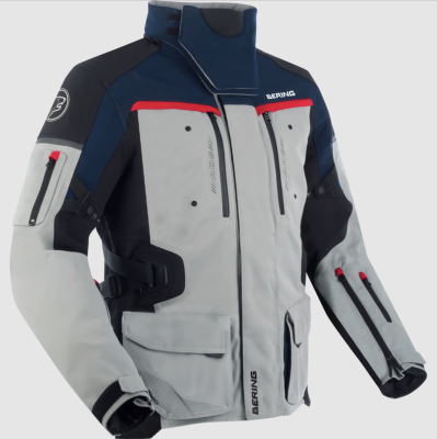 Куртка текстильная Bering FREEWAY Grey/Marine фото в интернет-магазине FrontFlip.Ru